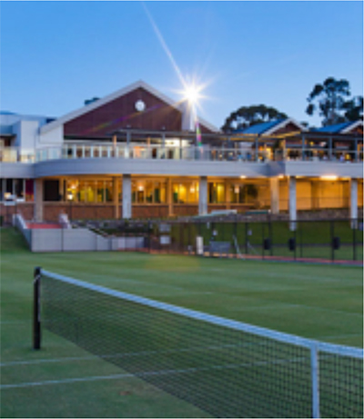 Tennis Court Night